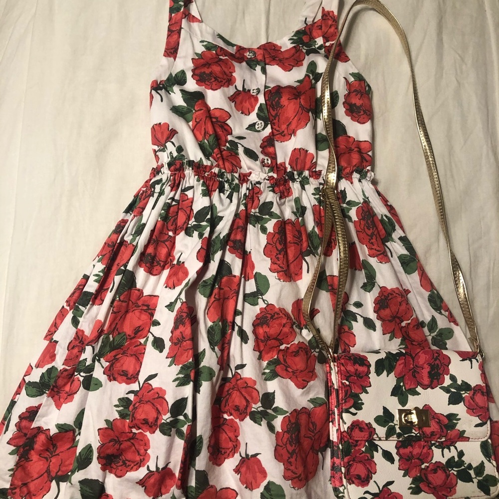 Disney Dress (Belle inspired collection) & purse